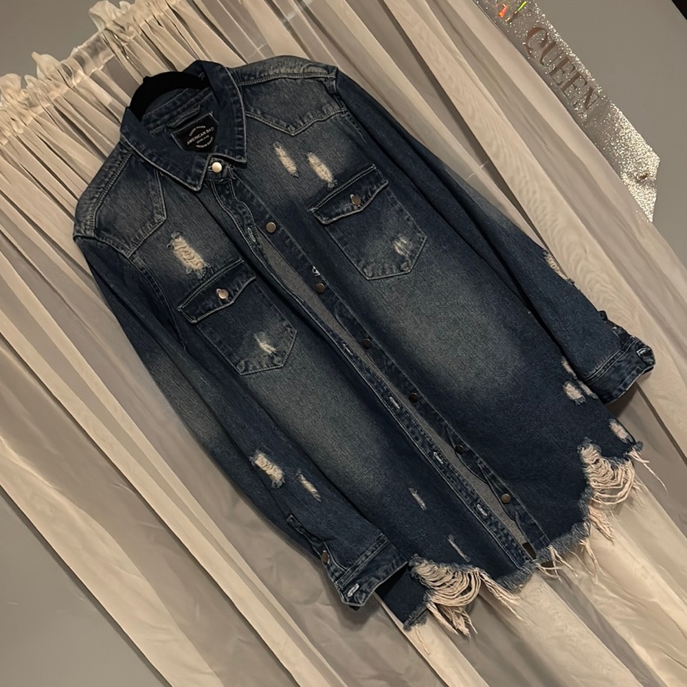 American Bazi Blue Denim Jacket
